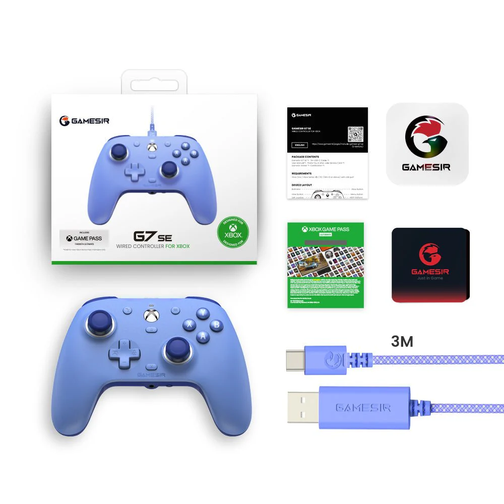GameSir G7 SE Xbox Wired Controller - Dynamic Blue - Image 6